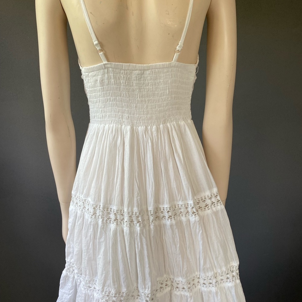 White Cotton Sun Dress - Picture 11 of 11